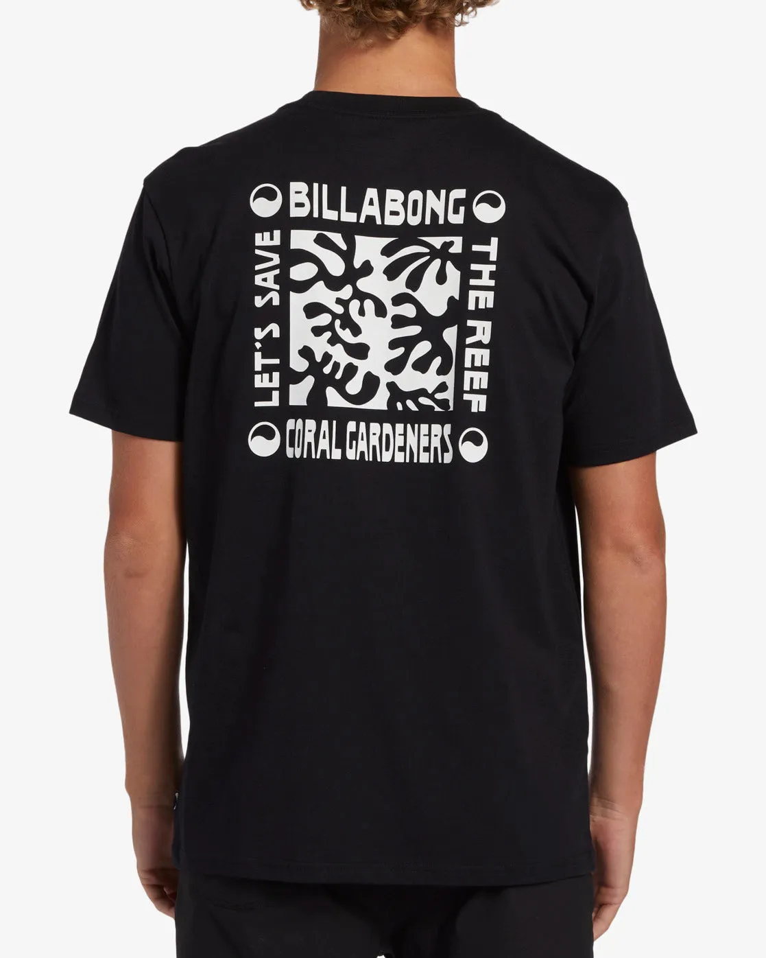 Coral Gardeners Horizon T-Shirt - Black sold by Billabong