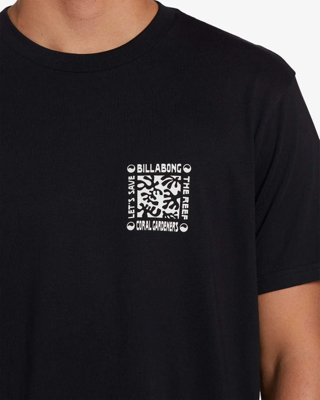 Coral Gardeners Horizon T-Shirt - Black sold by Billabong product image thumbnail 4