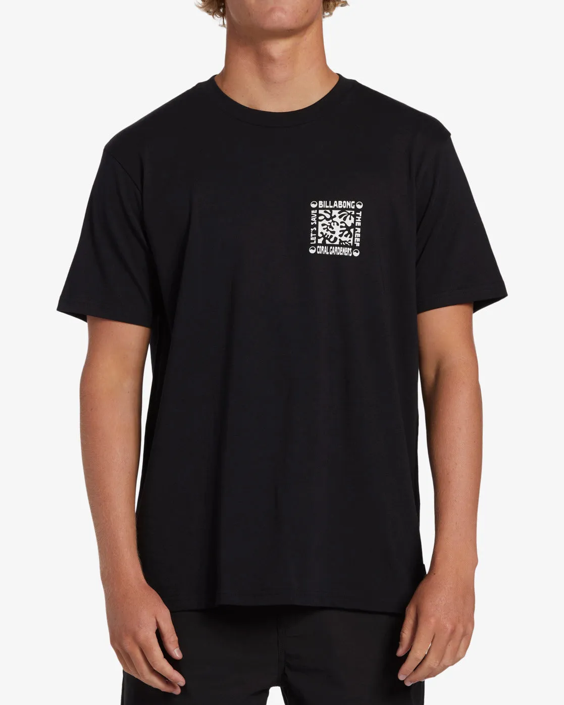 Coral Gardeners Horizon T-Shirt - Black sold by Billabong product image thumbnail 2