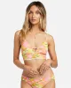 Summer Folk Reversible Cami Bikini Top - Multi sold by Billabong