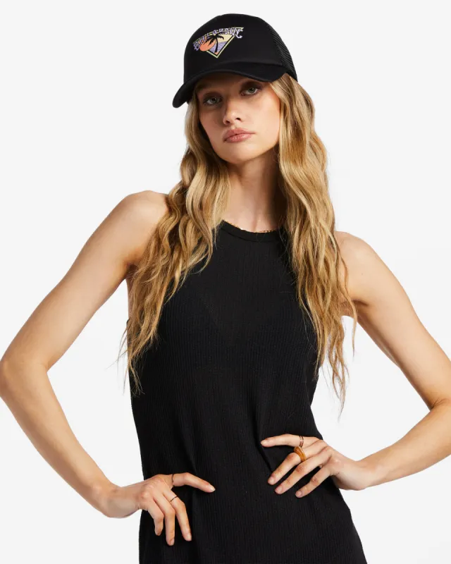 Across Waves Trucker Hat - Black Sands 1 sold by Billabong
