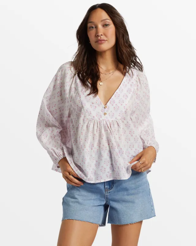 Ambers Relaxed Long Sleeve Shirt - Tulip sold by Billabong