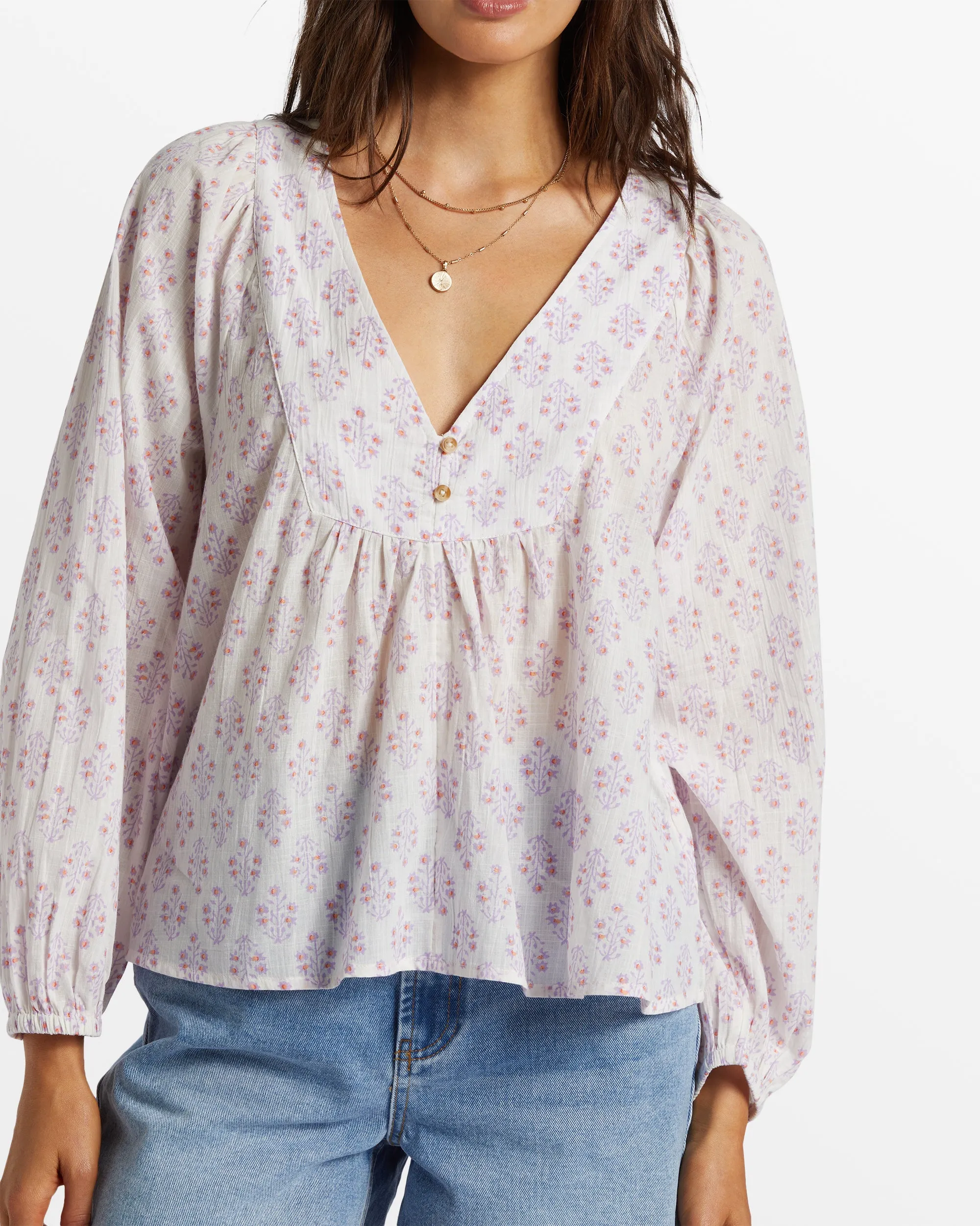 Ambers Relaxed Long Sleeve Shirt - Tulip sold by Billabong product image thumbnail 4
