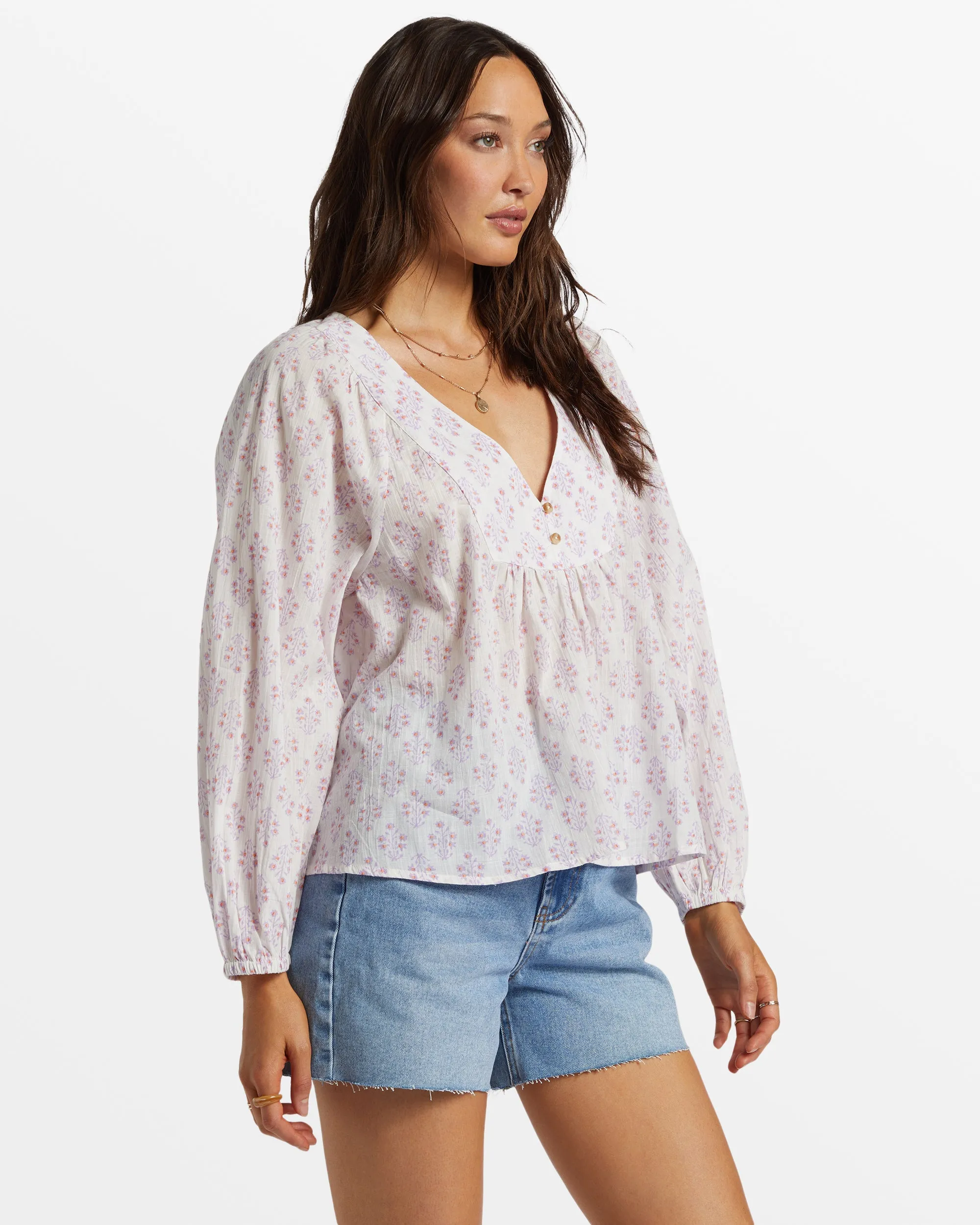 Ambers Relaxed Long Sleeve Shirt - Tulip sold by Billabong product image thumbnail 3