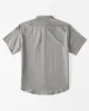 Boys All Day Short Sleeve Woven Shirt - Light Grey sold by Billabong