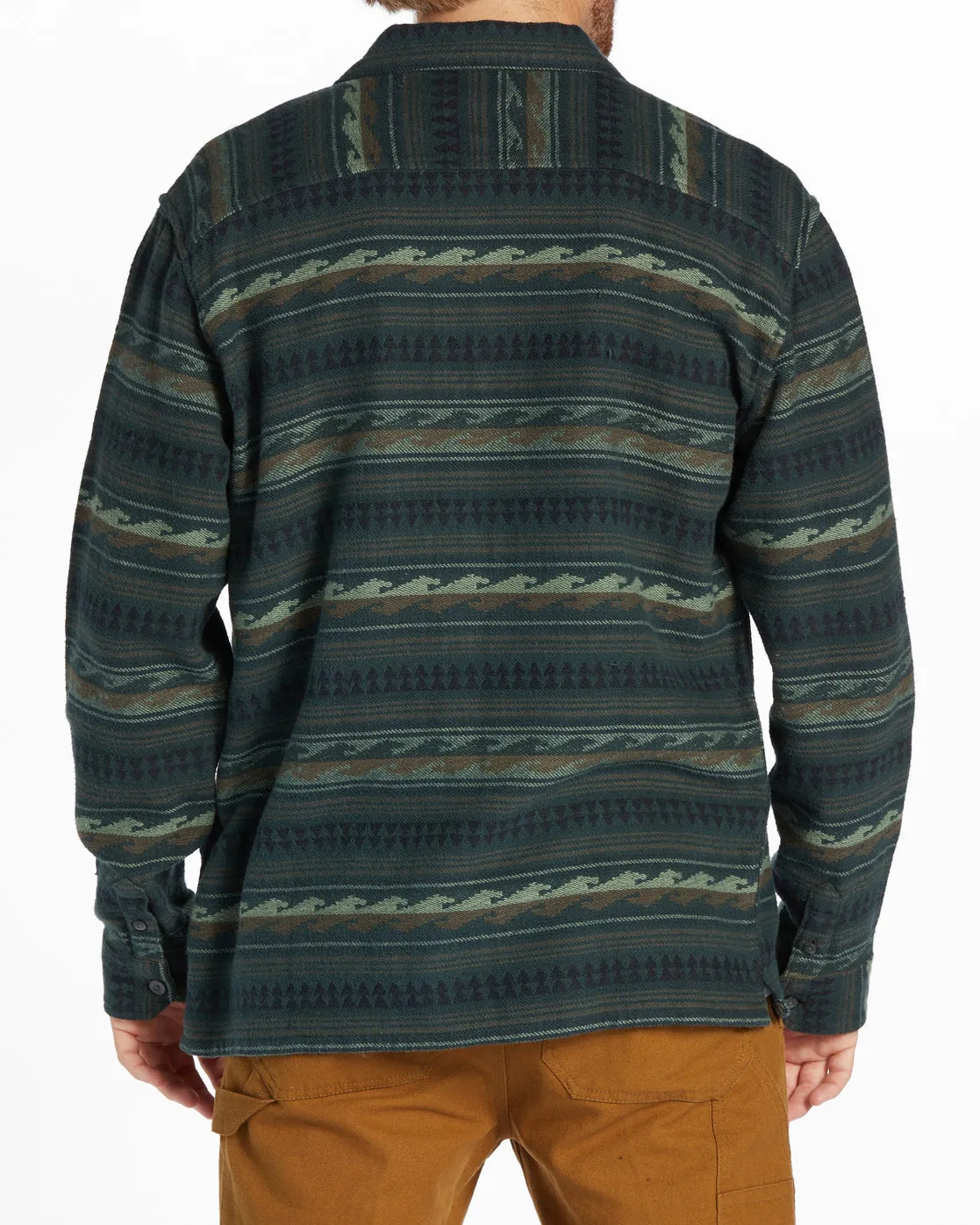 Offshore Jacquard Flannel Long Sleeve Shirt - Dark Forest sold by Billabong product image thumbnail 2