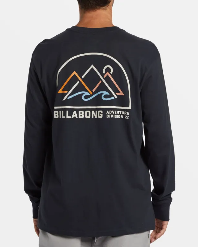 Sundown Long Sleeve T-shirt - Washed Black sold by Billabong