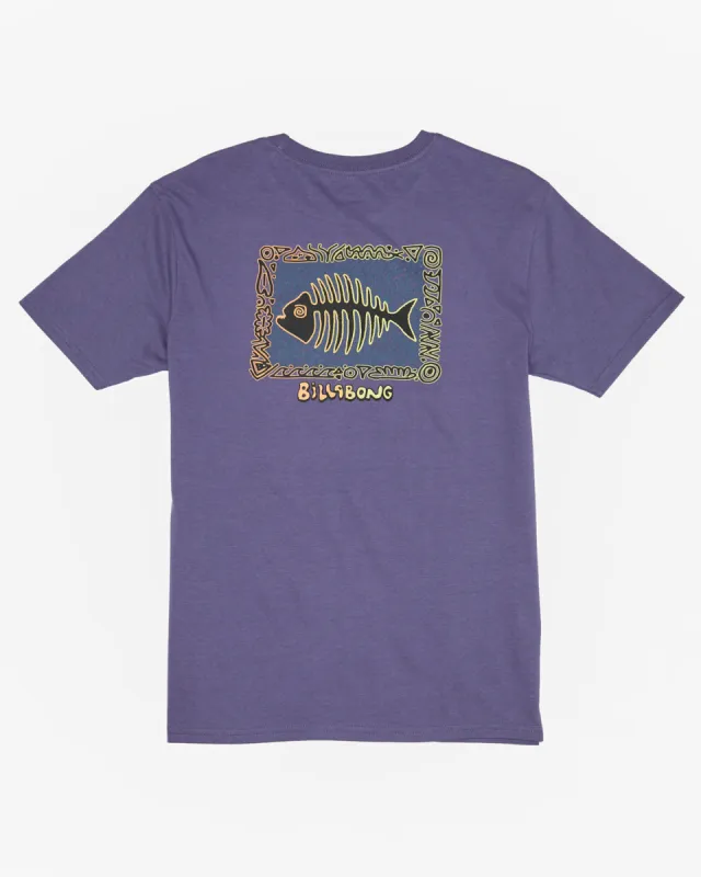 Boys (2-7) Sharky T-Shirt - Dusty Grape sold by Billabong