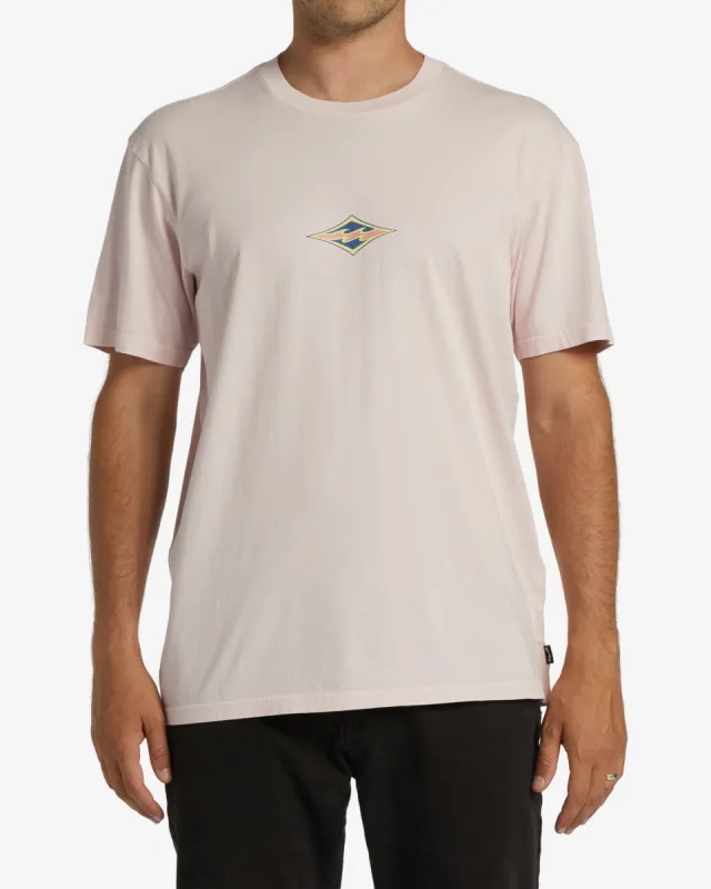 Diamond Wave OG Short Sleeve Wave Washed T-Shirt - Pink Haze made by Billabong
