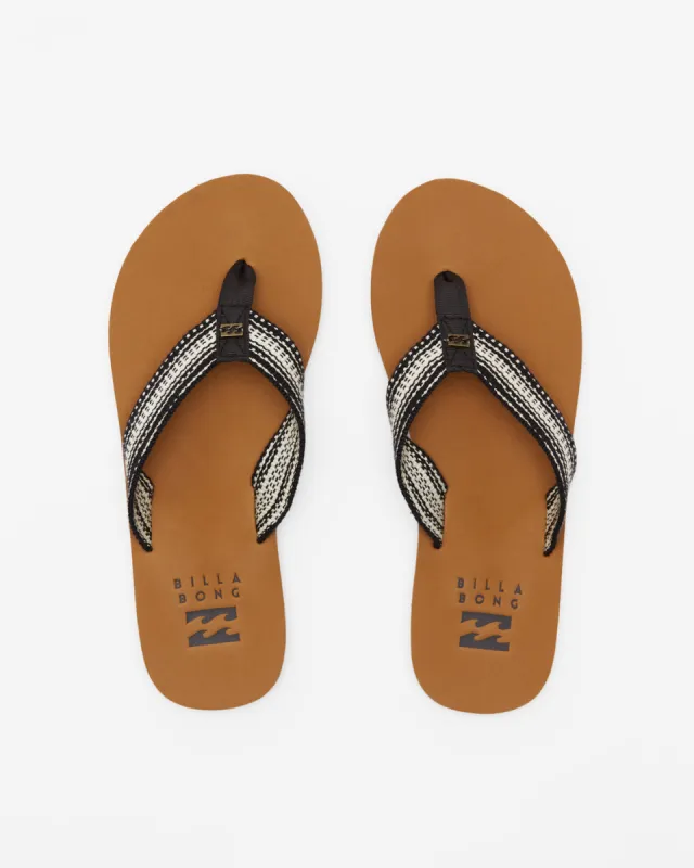 Baja Sandals - Black Sands sold by Billabong
