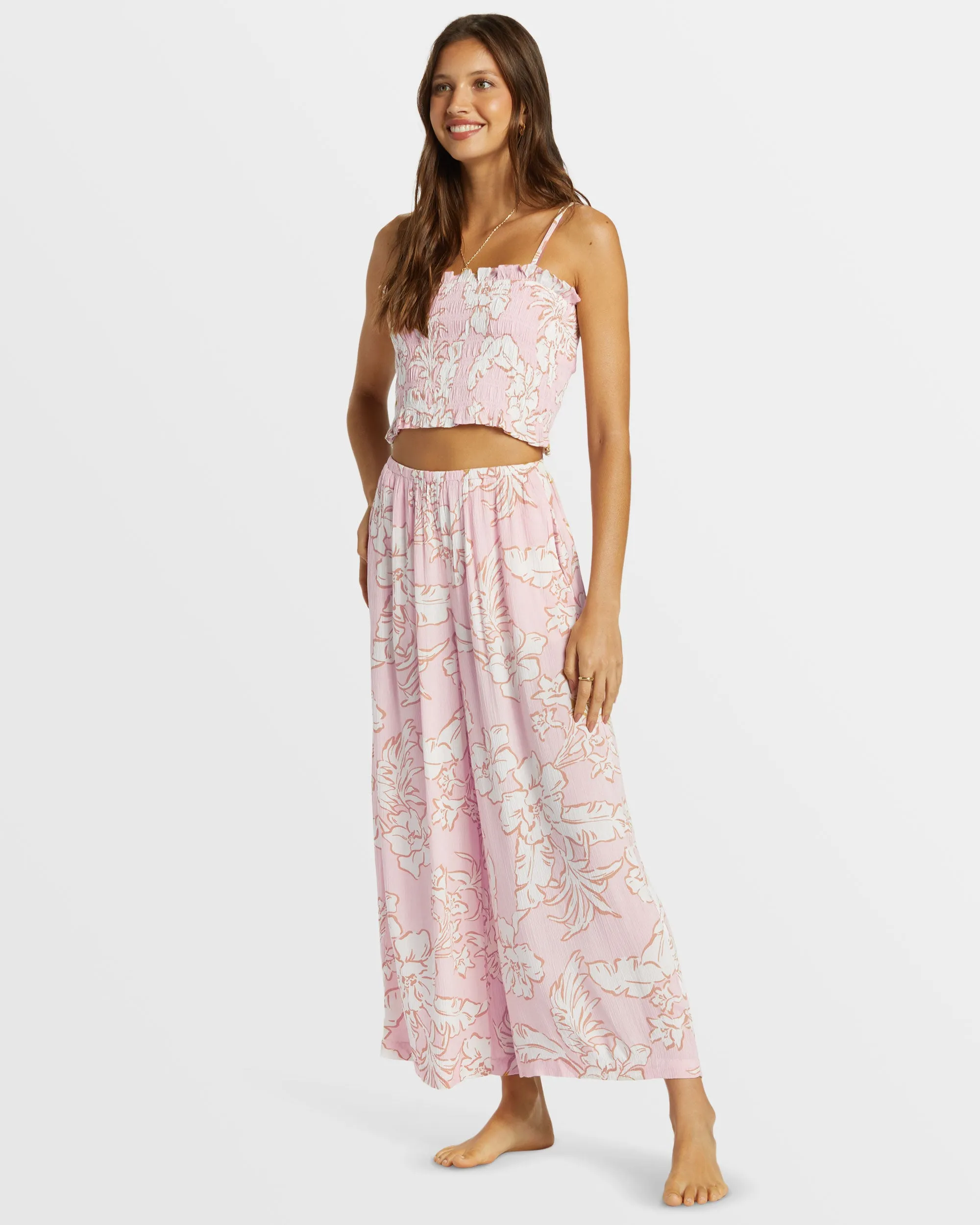 Sun Catcher Elastic Waist Printed Pants - Feelin Peachy sold by Billabong product image thumbnail 4