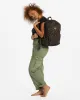 Schools Out Canvas Backpack - Black Pebble sold by Billabong