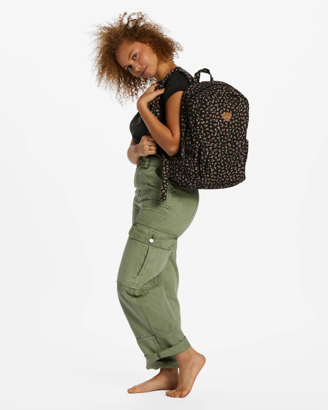 Schools Out Canvas Backpack - Black Pebble sold by Billabong product image thumbnail 2