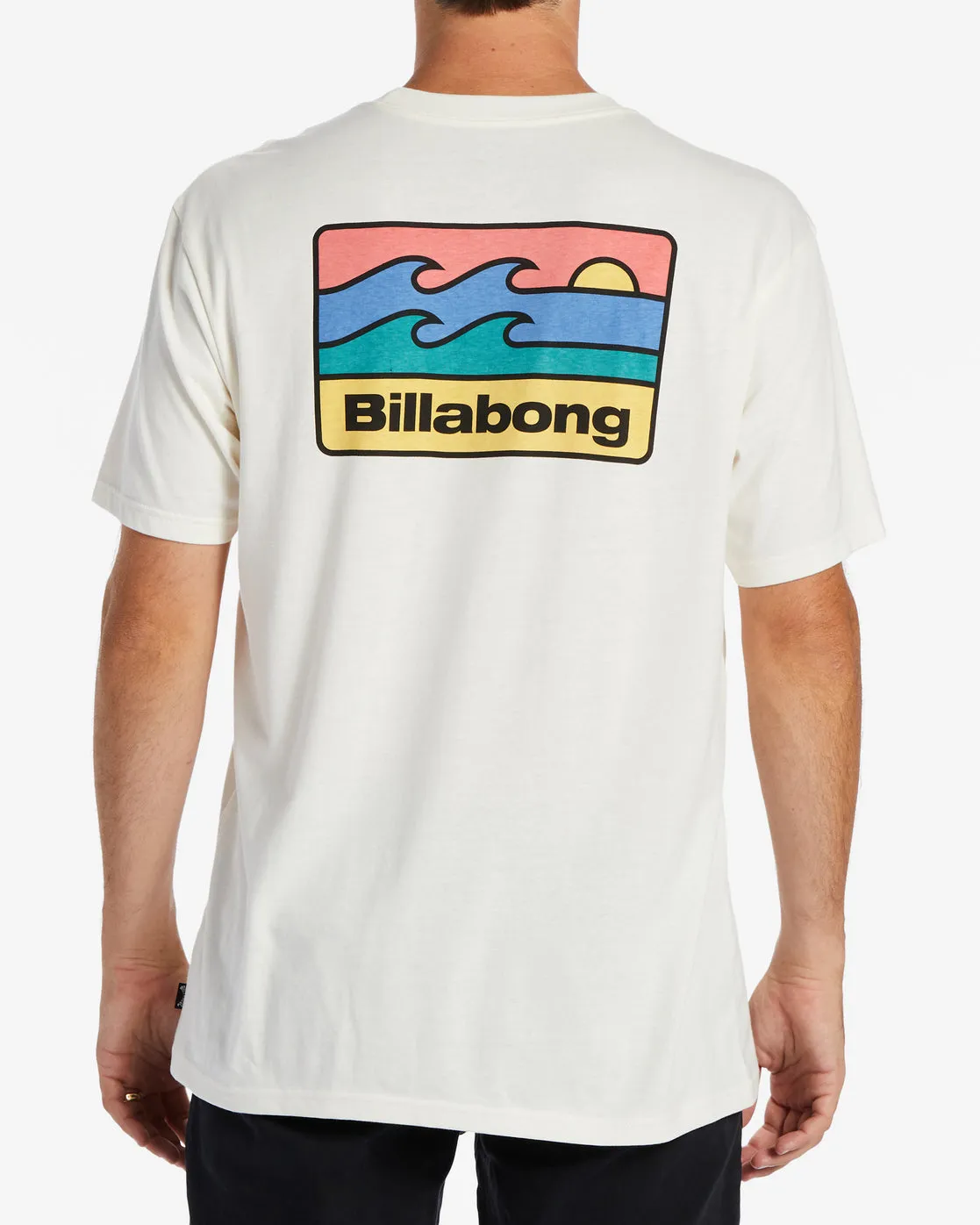 Walled T-Shirt - Off White sold by Billabong