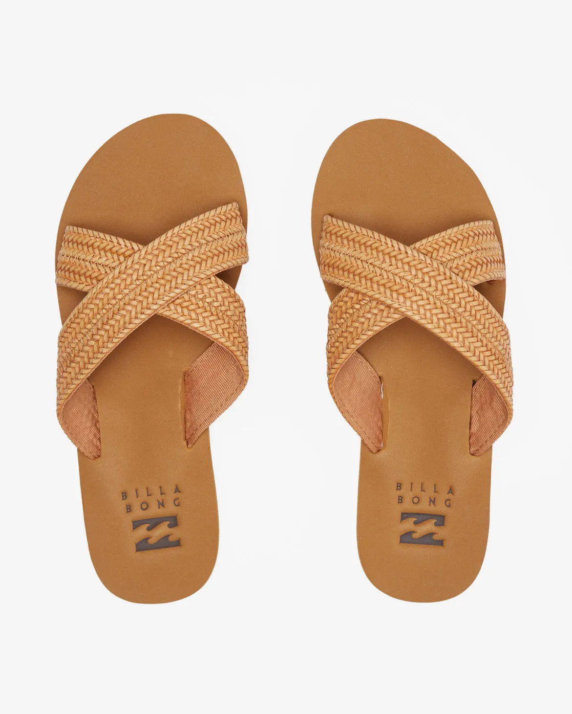 Avery Slider Sandals - Tan sold by Billabong