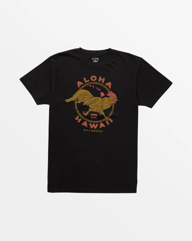 Aloha Rooster T-Shirt - Black sold by Billabong