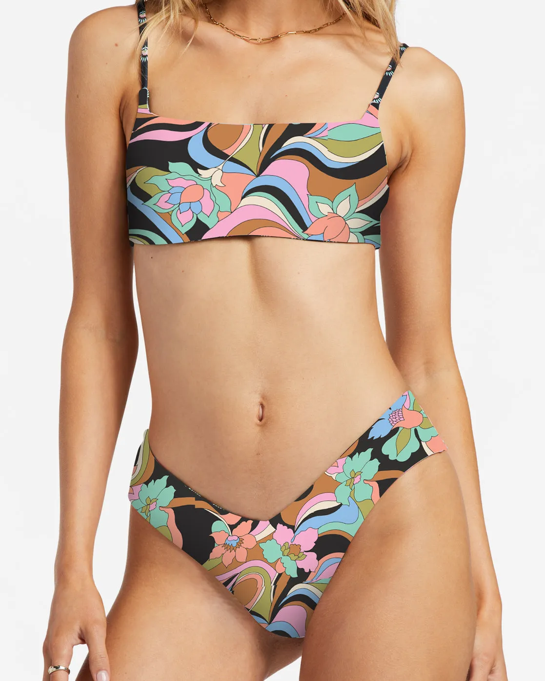 Dont Trip Fiji Reversible Skimpy Bikini Bottoms - Black Pebble sold by Billabong product image thumbnail 4