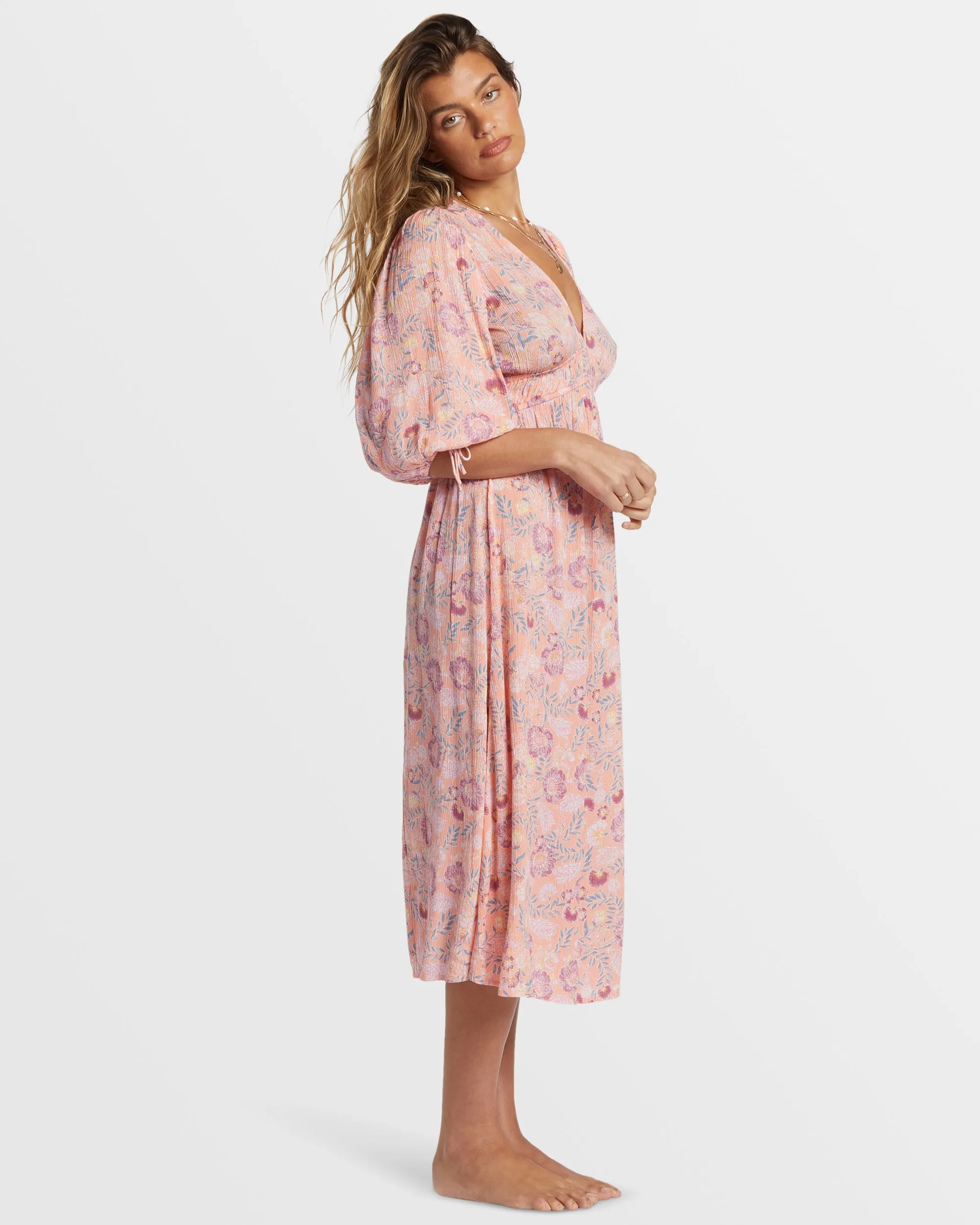 Paradise Sky Midi Dress - Peach Paradise sold by Billabong product image thumbnail 5