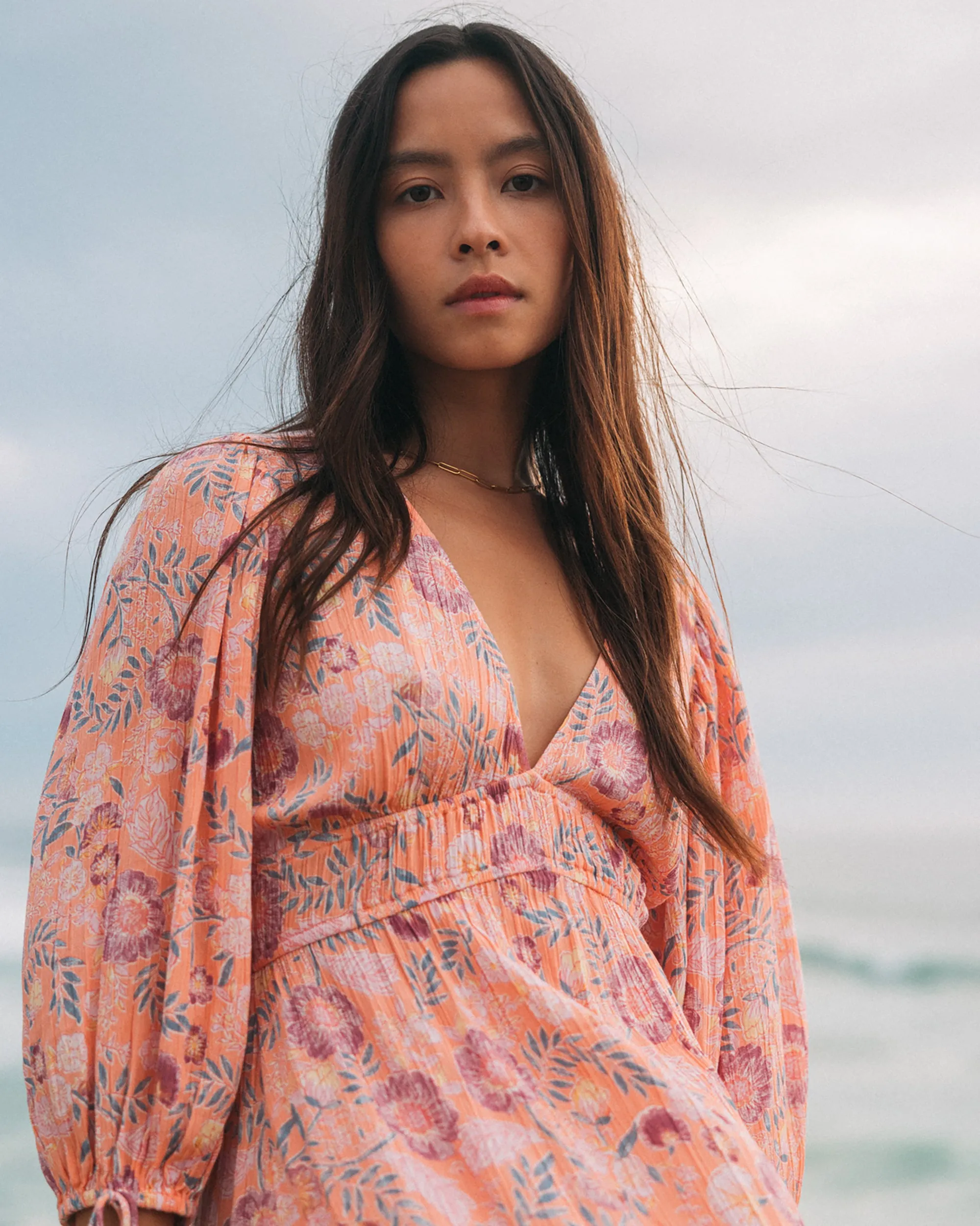 Paradise Sky Midi Dress - Peach Paradise sold by Billabong product image thumbnail 2