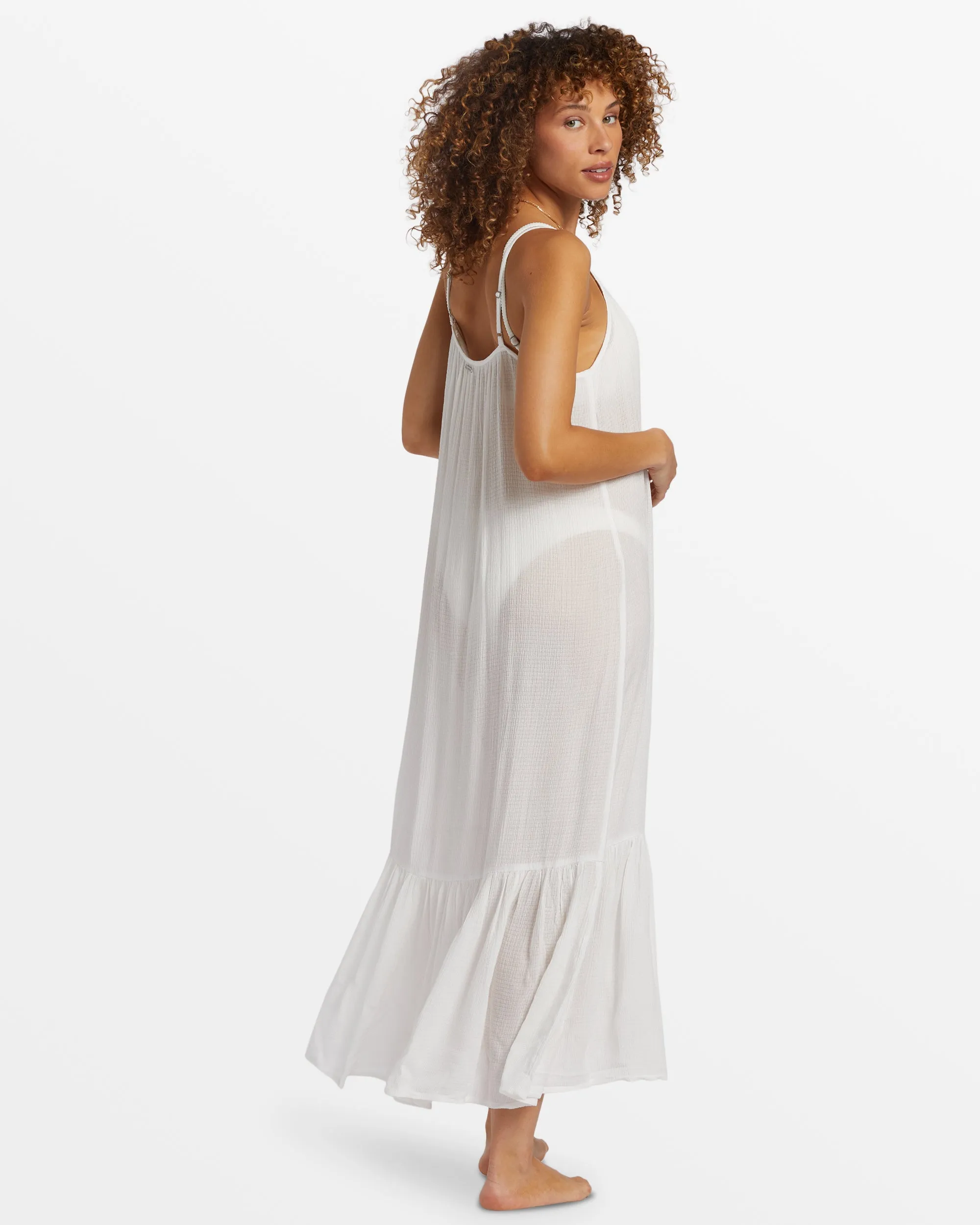 Blue Tides Beach Midi Dress - Salt Crystal sold by Billabong product image thumbnail 2