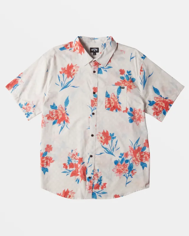 Boys Sundays Short Sleeve Shirt - Nimbus Cloud sold by Billabong
