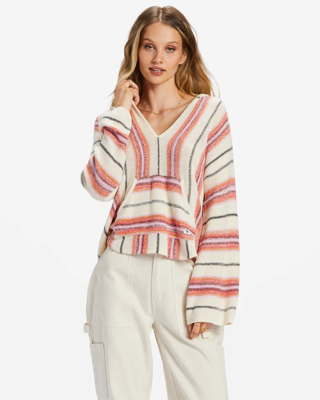 Baja Beach Hooded Sweater - Red Rock sold by Billabong