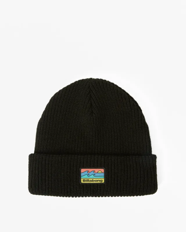 Walled Beanie - Black made by Billabong