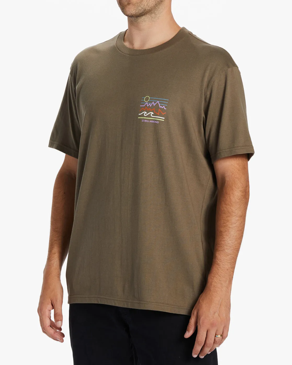 Peak T-Shirt - Bark sold by Billabong product image thumbnail 3
