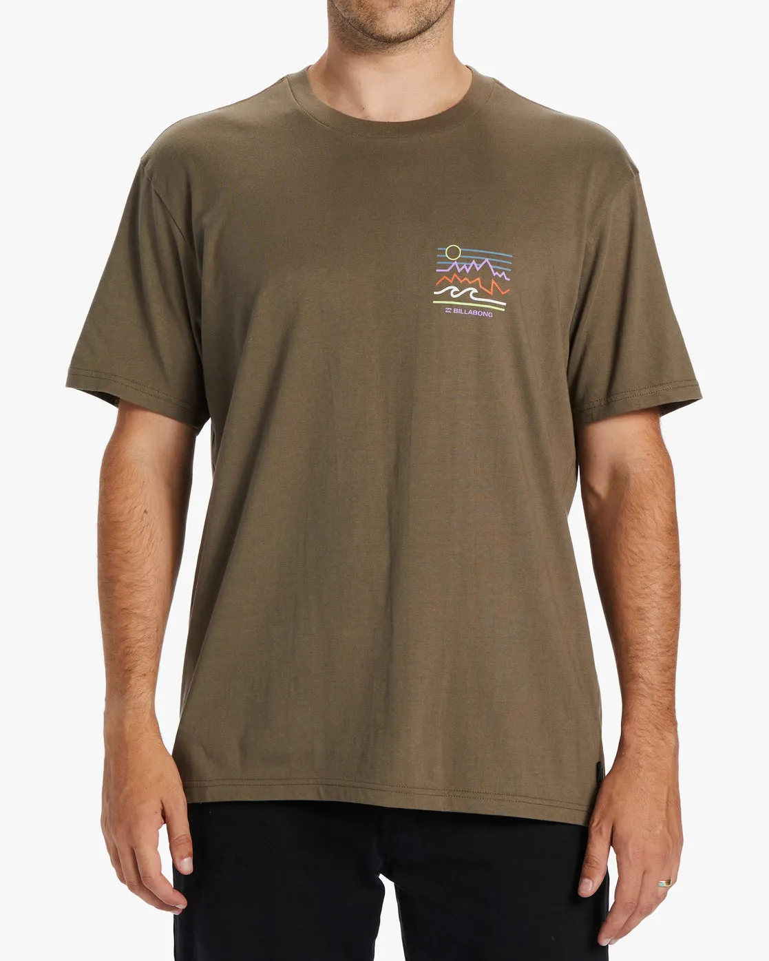 Peak T-Shirt - Bark sold by Billabong product image thumbnail 2