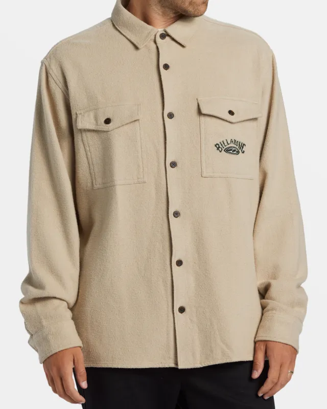 Bong Days Long Sleeve Cord Shirt - Sand made by Billabong