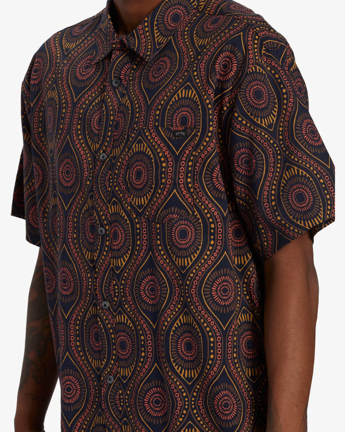 Sundays Short Sleeve Shirt - Rust sold by Billabong product image thumbnail 4