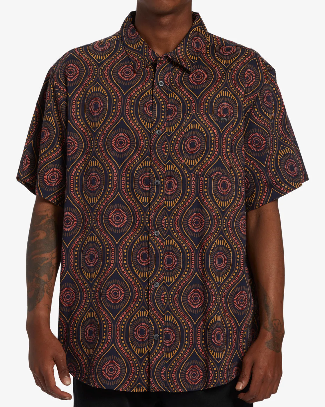 Sundays Short Sleeve Shirt - Rust sold by Billabong