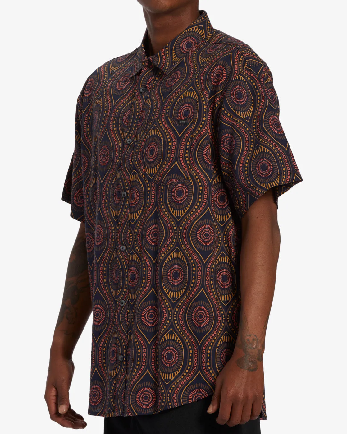 Sundays Short Sleeve Shirt - Rust sold by Billabong product image thumbnail 2