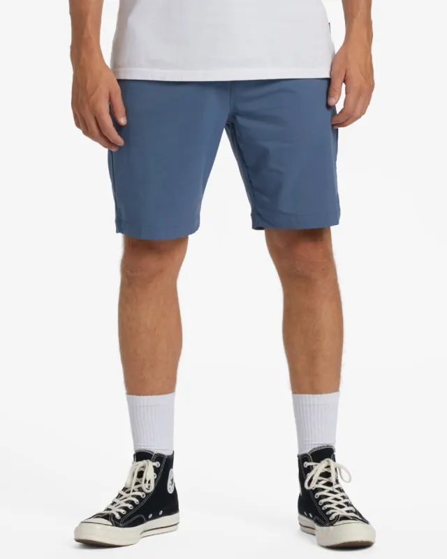 A/Div Surftrek Journey 20" Shorts - Dusty Blue sold by Billabong