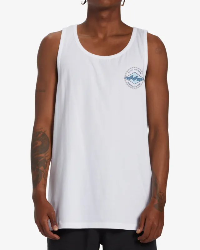 Rotor Diamond Tank - White made by Billabong