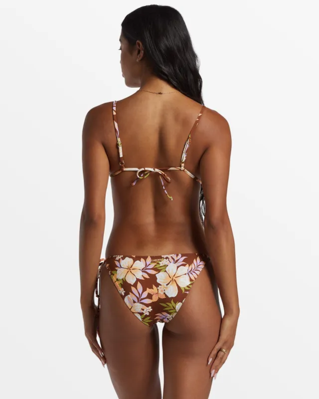 Jungle Bliss Tropic Tie Side Bikini Bottoms - Toasted Coconut sold by Billabong