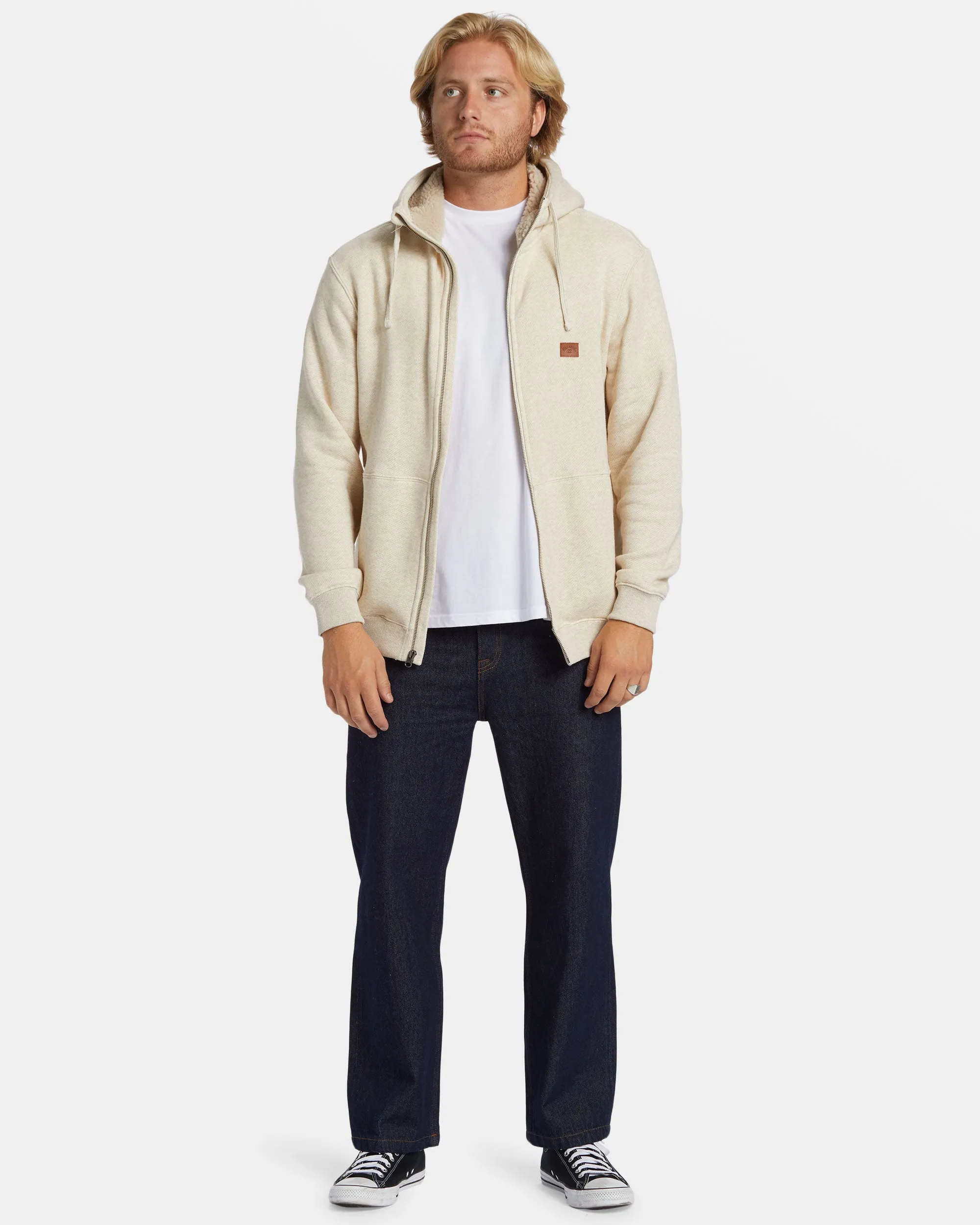 Hudson Zip Hoodie - Oatmeal Heather sold by Billabong product image thumbnail 5