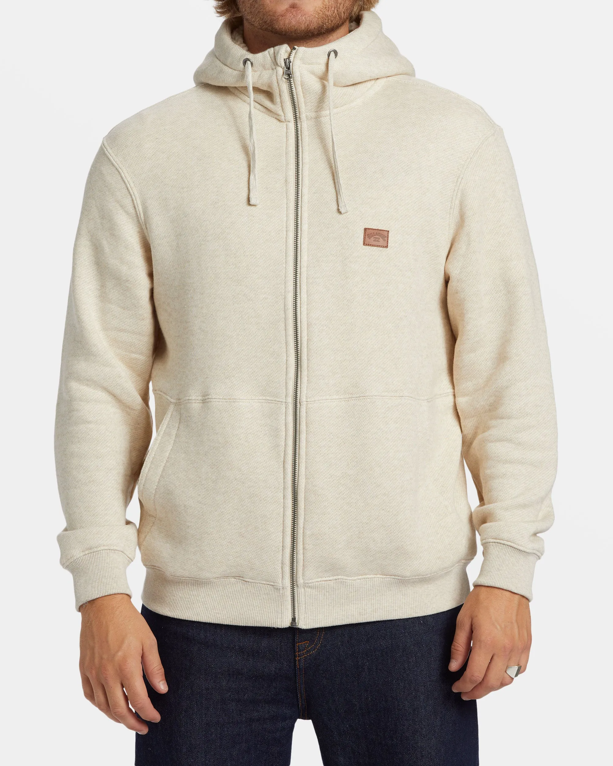 Hudson Zip Hoodie - Oatmeal Heather sold by Billabong