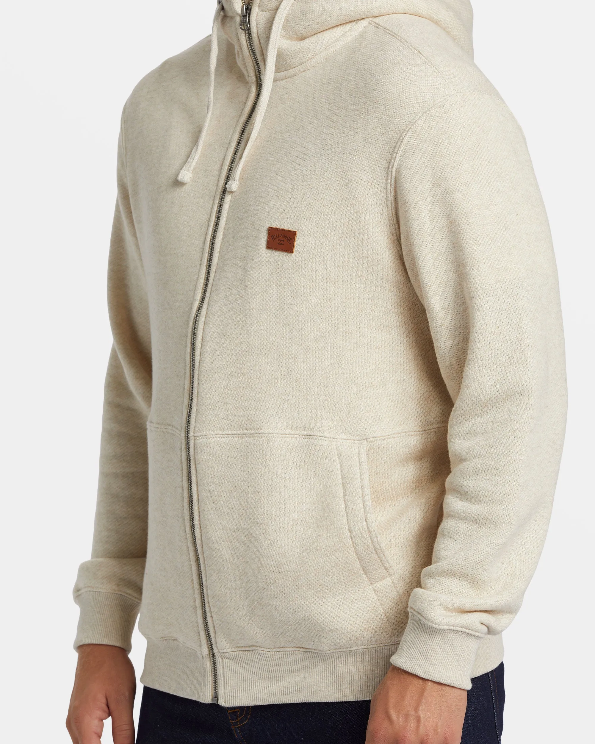 Hudson Zip Hoodie - Oatmeal Heather sold by Billabong product image thumbnail 4
