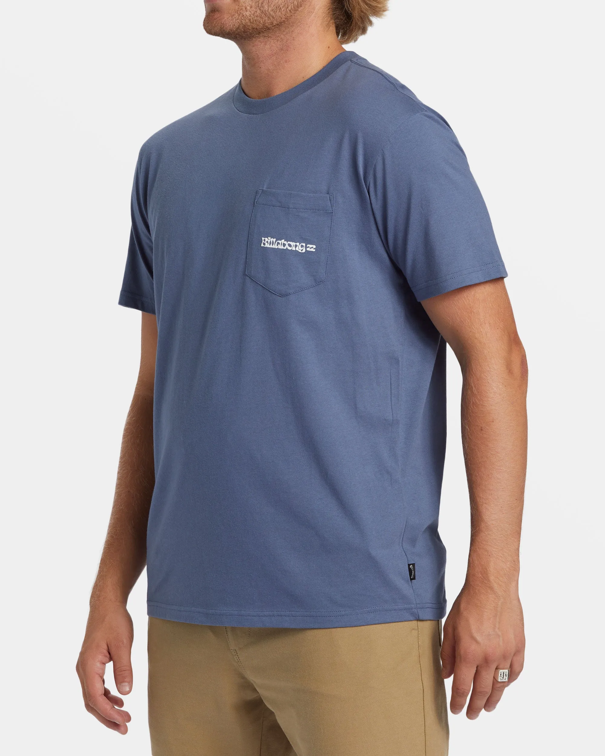 Funghi Pocket T-shirt - Slate Blue sold by Billabong product image thumbnail 5