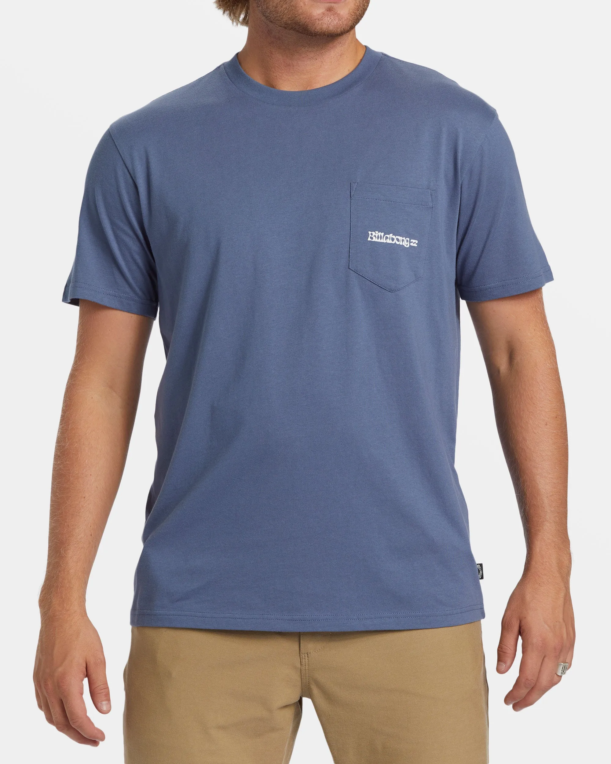 Funghi Pocket T-shirt - Slate Blue sold by Billabong product image thumbnail 2