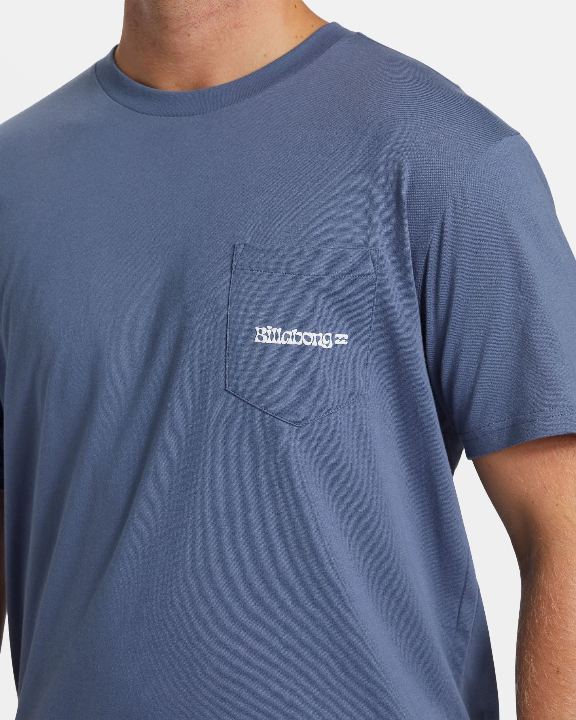 Funghi Pocket T-shirt - Slate Blue sold by Billabong product image thumbnail 4