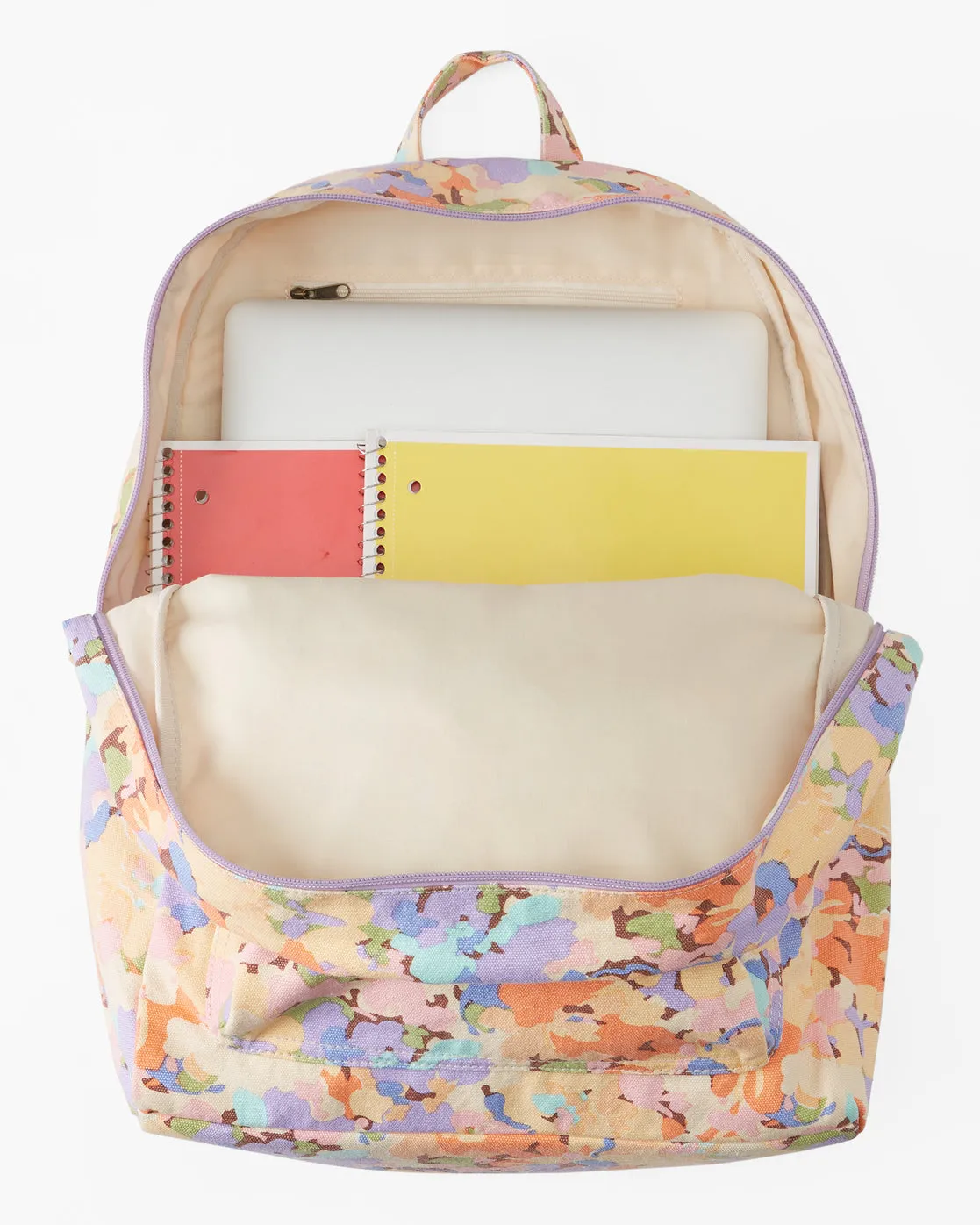 Schools Out Canvas Backpack - Lilac Breeze sold by Billabong product image thumbnail 5