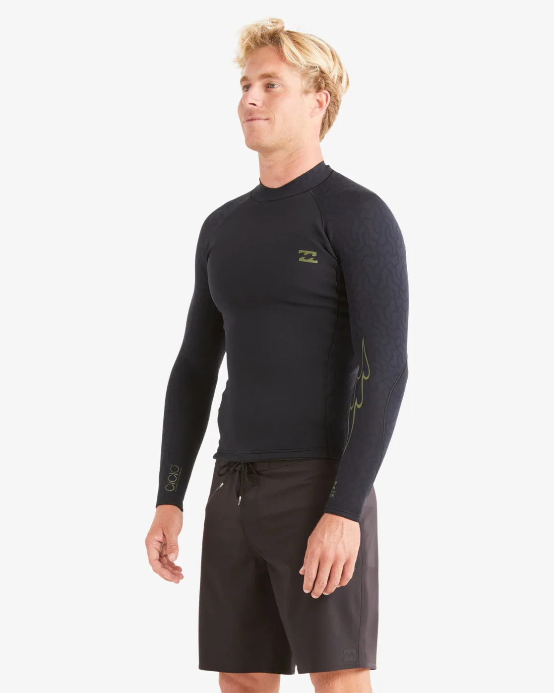 1mm Revolution Natural Wetsuit Jacket - Black sold by Billabong product image thumbnail 3