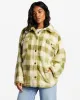 Fairbanks Button-Up Teddy Bear Jacket - Green Eyes sold by Billabong