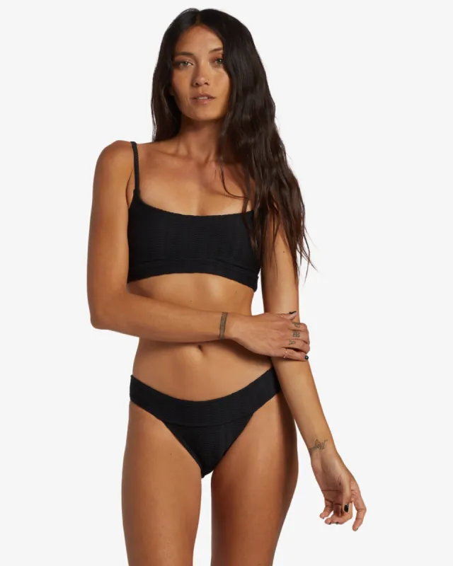 Coral Gardeners Wave Trip Banded Tank Bikini Top - Black Pebble sold by Billabong