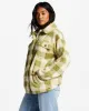 Fairbanks Button-Up Teddy Bear Jacket - Green Eyes sold by Billabong