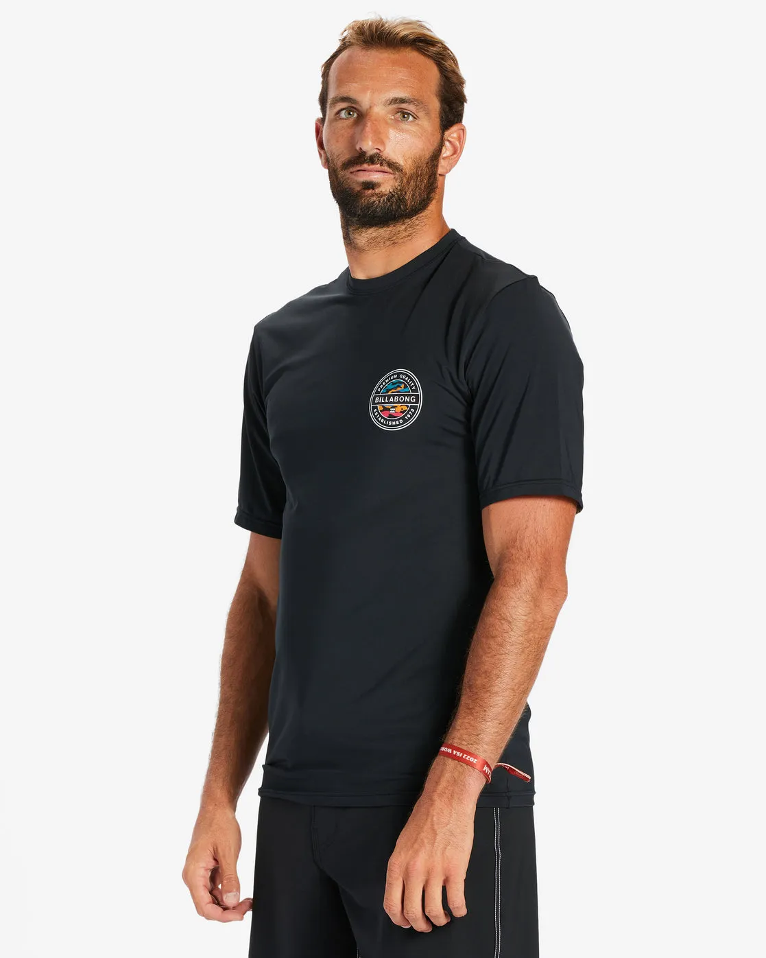 Rotor Loose Fit Short Sleeve UPF 50 Surf T-Shirt - Black sold by Billabong product image thumbnail 2