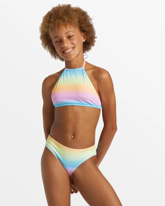 Girls Vista Dreamin High Neck Bikini Set - Multi sold by Billabong
