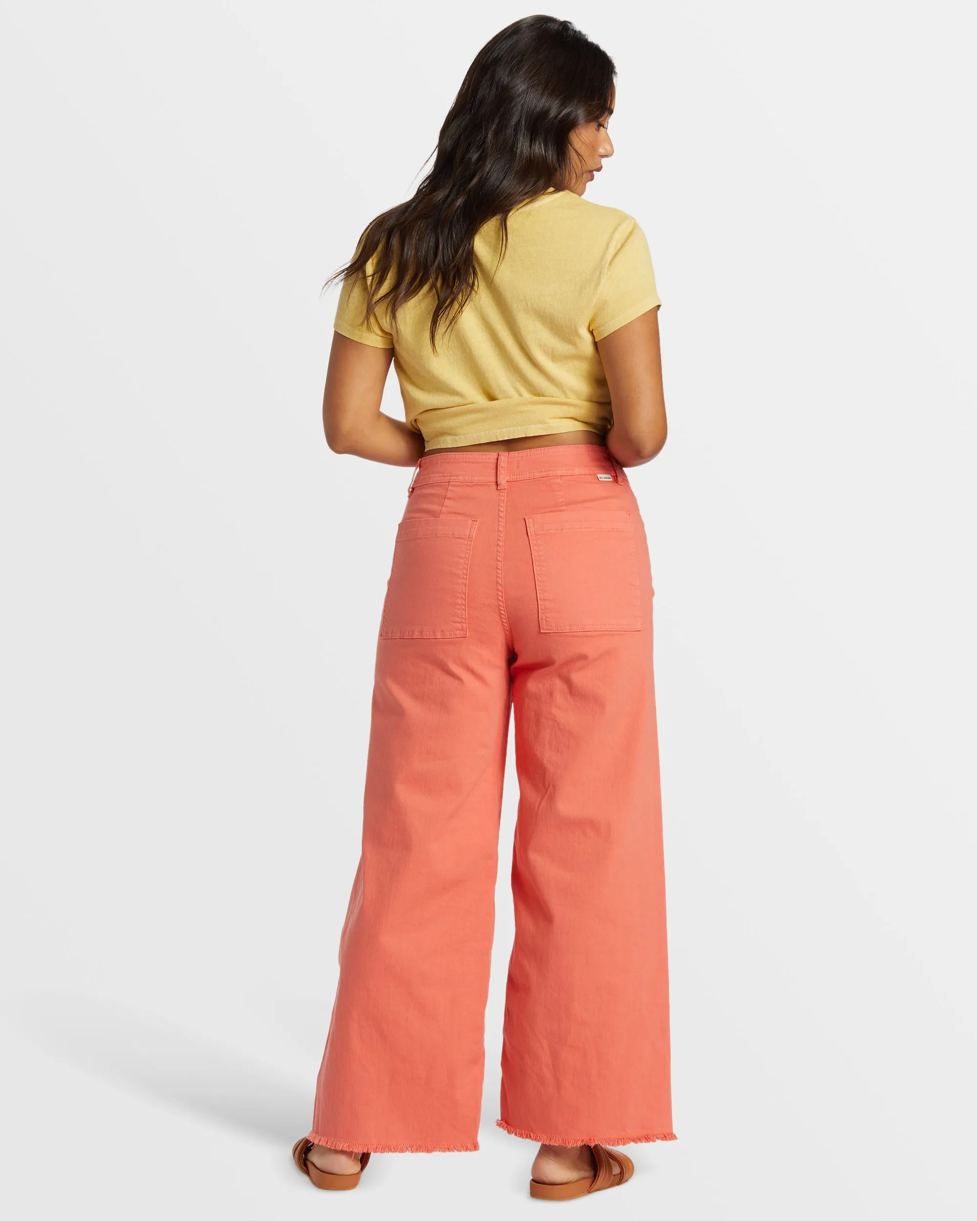 Free Fall High-Waist Pants - Papaya sold by Billabong product image thumbnail 2